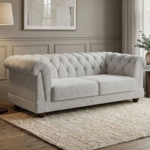Sofa 2 Lugares Capitone Acorde 190 cm Pes MDF Boucle TCE 1018 MOLL