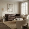 Sofa 2 Lugares Capitone Acorde 190 cm Pes MDF Courino TCS 721 MOLL