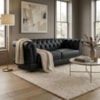 Sofa 2 Lugares Capitone Acorde 190 cm Pes MDF Courino TCS 724 MOLL