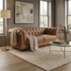 Sofa 2 Lugares Capitone Acorde 190 cm Pes MDF Courino TCS 727 MOLL