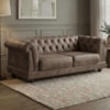 Sofa 2 Lugares Capitone Acorde 190 cm Pes MDF Courino TCS 729 MOLL