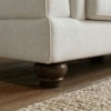 Sofa 2 Lugares Capitone Acorde 190 cm Pes MDF Linho TCS 701 MOLL