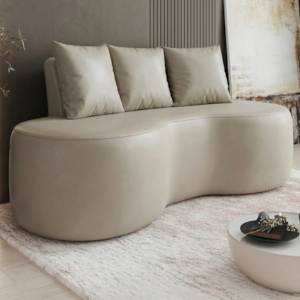 Sofa 2 Lugares Organico Ibiza 160 cm Corino Cobalto Vazzano