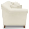 Sofa 2 Lugares Retro Polo 160cm Com Almofada Linho Natural Ezz