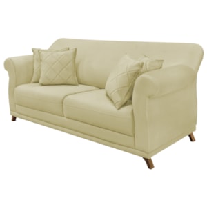 Sofa 2 Lugares Retro Polo 160cm Com Almofada Suede 1100 Ezz