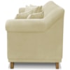 Sofa 2 Lugares Retro Polo 160cm Com Almofada Suede 1104 Ezz