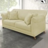 Sofa 2 Lugares Retro Polo 160cm Com Almofada Suede 1104 Ezz