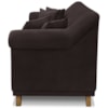 Sofa 2 Lugares Retro Polo 160cm Com Almofada Suede 1102 Ezz