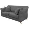 Sofa 2 Lugares Retro Polo 160cm Com Almofada Suede 1104 Ezz