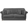 Sofa 2 Lugares Retro Polo 160cm Com Almofada Suede 1104 Ezz