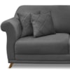 Sofa 2 Lugares Retro Polo 160cm Com Almofada Suede 1104 Ezz