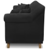 Sofa 2 Lugares Retro Polo 160cm Com Almofada Suede 1105 Ezz