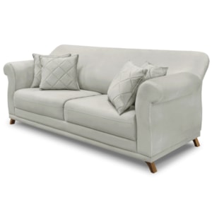 Sofa 2 Lugares Retro Polo 160cm Com Almofada Veludo 2223 Ezz