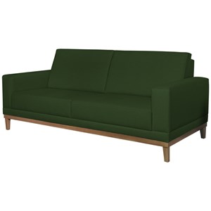 Sofa 3 Lugares 200 cm Crons Linho Verde Vazzano