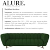 Sofa 3 Lugares 238 cm Alure SL 947 Moll