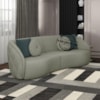 Sofa 3 Lugares 240 cm Passion Linho TCE 1026 Moll