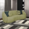 Sofa 3 Lugares 240 cm Passion Linho TCE 1027 Moll