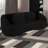 Sofa 3 Lugares 240 cm Passion Veludo SL 944 Moll