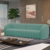 Sofa 3 Lugares 252 cm Memphis Veludo SL 946 Moll