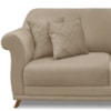 Sofa 3 Lugares Retro Polo 200cm Com Almofada Suede 1102 Ezz