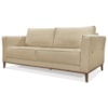 Sofa Balli 2 Lugares 170cm Pes Madeira Linho 221 Dourado Ezz