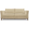 Sofa Balli 2 Lugares 170cm Pes Madeira Linho 221 Dourado Ezz