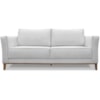 Sofa Balli 2 Lugares 170cm Pes Madeira Linho 221 Grigio Ezz