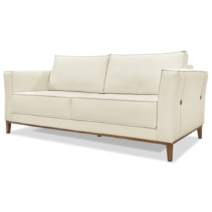 Sofa Balli 2 Lugares 170cm Pes Madeira Linho 221 Natural Ezz