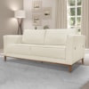 Sofa Balli 2 Lugares 170cm Pes Madeira Linho 221 Natural Ezz