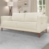 Sofa Balli 2 Lugares 170cm Pes Madeira Linho 221 Natural Ezz