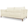 Sofa Balli 2 Lugares 170cm Pes Madeira Linho 221 Perola Ezz