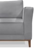 Sofa Balli 2 Lugares 190cm Pes Madeira Linho 222 Cinza Ezz