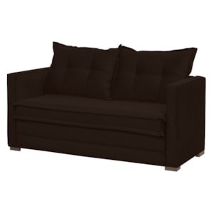 Sofa Cama 02 Lugares Londres Suede Tabaco D'monegatto Sofa Cama 02 Lugares Londres Suede Tabaco D'monegatto