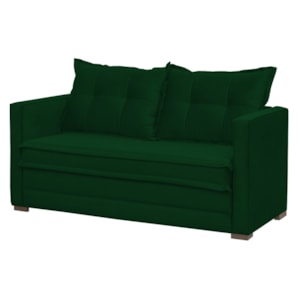 Sofa Cama 02 Lugares Londres Suede Verde D'monegatto Sofa Cama 02 Lugares Londres Suede Verde D'monegatto