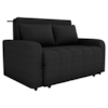 Sofa Cama 2 Lugares 138 cm Amora Tecido Pompeia G501 Chumbo Milani Store