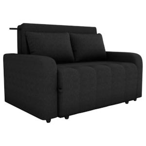 Sofa Cama 2 Lugares 138 cm Amora Tecido Pompeia G501 Chumbo Milani Store Sofa Cama 2 Lugares 138 cm Amora Tecido Pompeia G501 Chumbo Milani Store