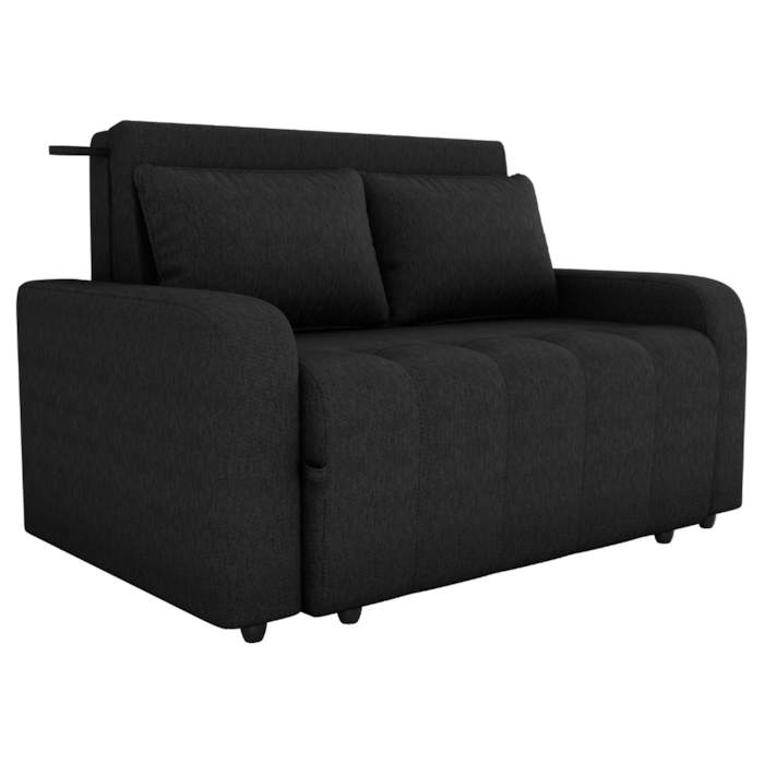 Sofa Cama 2 Lugares 138 cm Amora Tecido Pompeia G501 Chumbo Milani Store