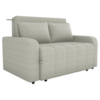 Sofa Cama 2 Lugares 138 cm Amora Tecido Pompeia G504 Bege Milani Store
