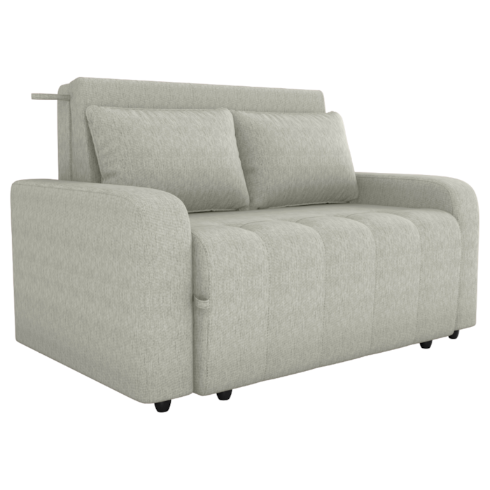 Sofa Cama 2 Lugares 138 cm Amora Tecido Pompeia G504 Bege Milani Store