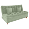 Sofa Cama 2 Lugares 185 cm Duda Tecido Boucle F494 Oliva Milani Store