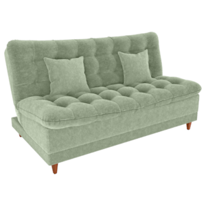 Sofa Cama 2 Lugares 185 cm Duda Tecido Boucle F494 Oliva Milani Store Sofa Cama 2 Lugares 185 cm Duda Tecido Boucle F494 Oliva Milani Store