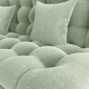 Sofa Cama 2 Lugares 185 cm Duda Tecido Boucle F494 Oliva Milani Store
