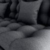 Sofa Cama 2 Lugares 185 cm Duda Tecido Pompeia G501 Chumbo Milani Store