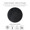 Sofa Cama 2 Lugares 185 cm Duda Tecido Pompeia G501 Chumbo Milani Store