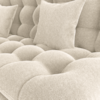 Sofa Cama 2 Lugares 185 cm Duda Tecido Pompeia G504 Bege Milani Store