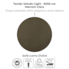 Sofa Cama 2 Lugares 185 cm Duda Veludo Light B256 Marrom Claro Milani Store