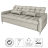 Sofa Cama 2 Lugares 200cm Pillar Linho Vancouver E483 Bege Milani Store