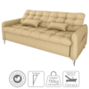 Sofa Cama 2 Lugares 200cm Pillar Linho Vancouver E486 Palha Milani Store