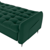Sofa Cama 2 Lugares 200cm Pillar Veludo E402 Verde Milani Store