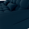 Sofa Cama 2 Lugares 200cm Pillar Veludo E403 Azul Milani Store